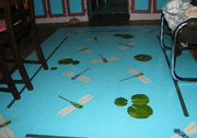 Dragonfly Floorcloth